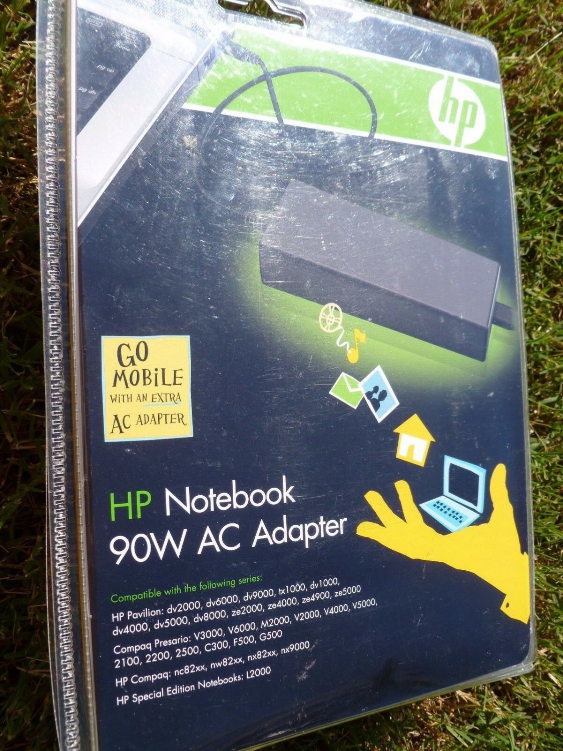 NEW HP Notebook Laptop 90W AC Adapter Power Cord EH642AA#ABA Pavilion Presario
