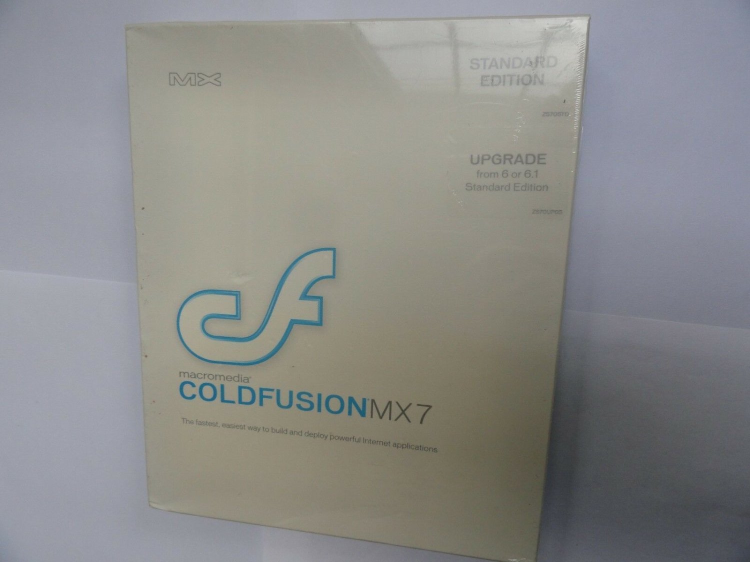 Macromedia ColdFusion Server MX 7 Standard Edition Upgrade 6 6.1 CPD070D100 NEW