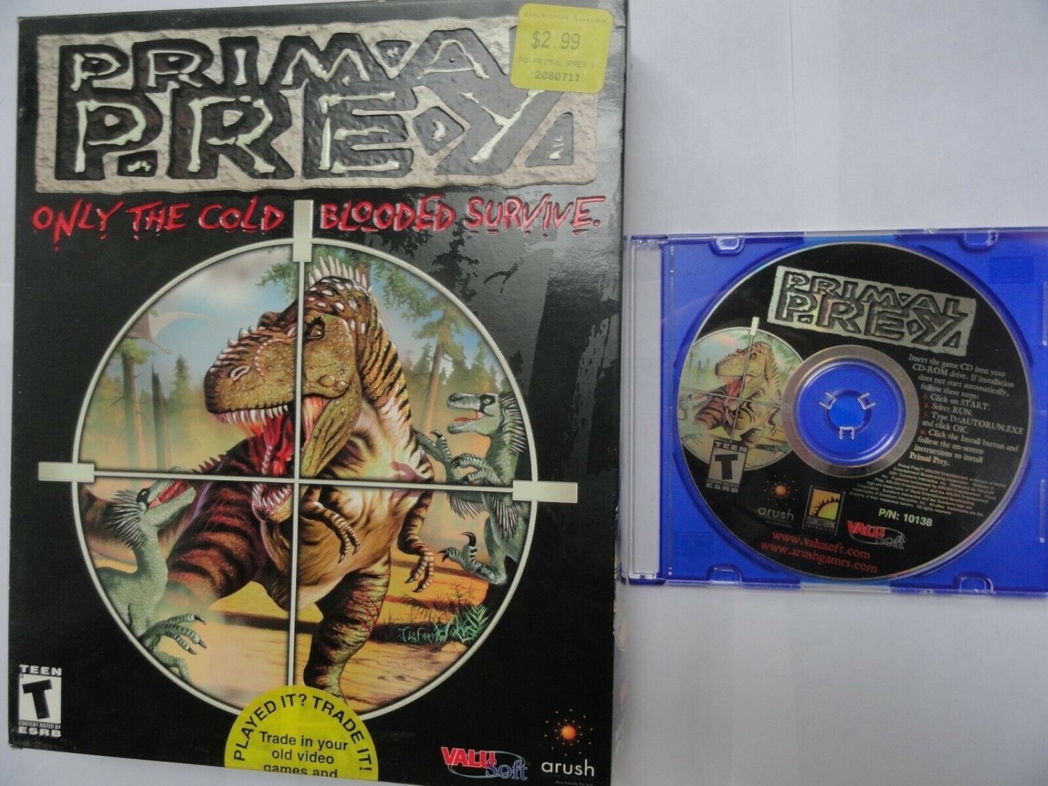 Primal Prey (PC, 2001) BIG BOX