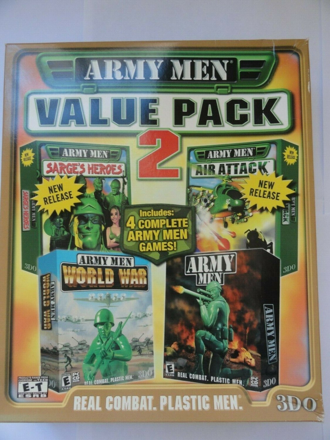 Army Men Value Pack 2 (PC, 2001) NEW SEALED BIG BOX