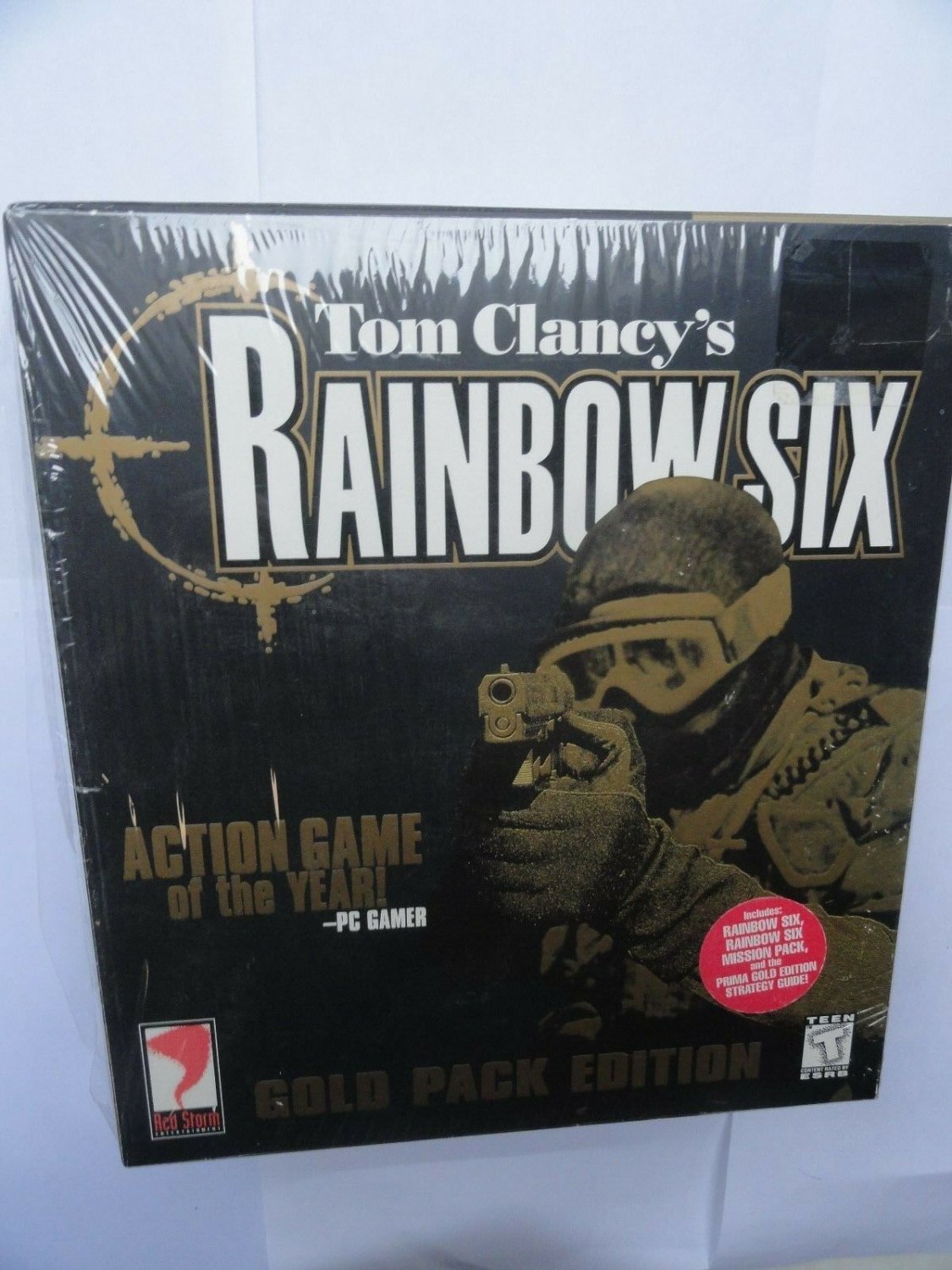 Tom Clancy's Rainbow Six: Gold Pack Edition (PC, 1999) BIG BOX