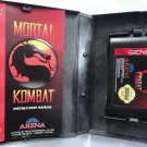 Mortal Kombat (Sega Genesis, 1993) video GAME+CASE+MANUAL Authentic