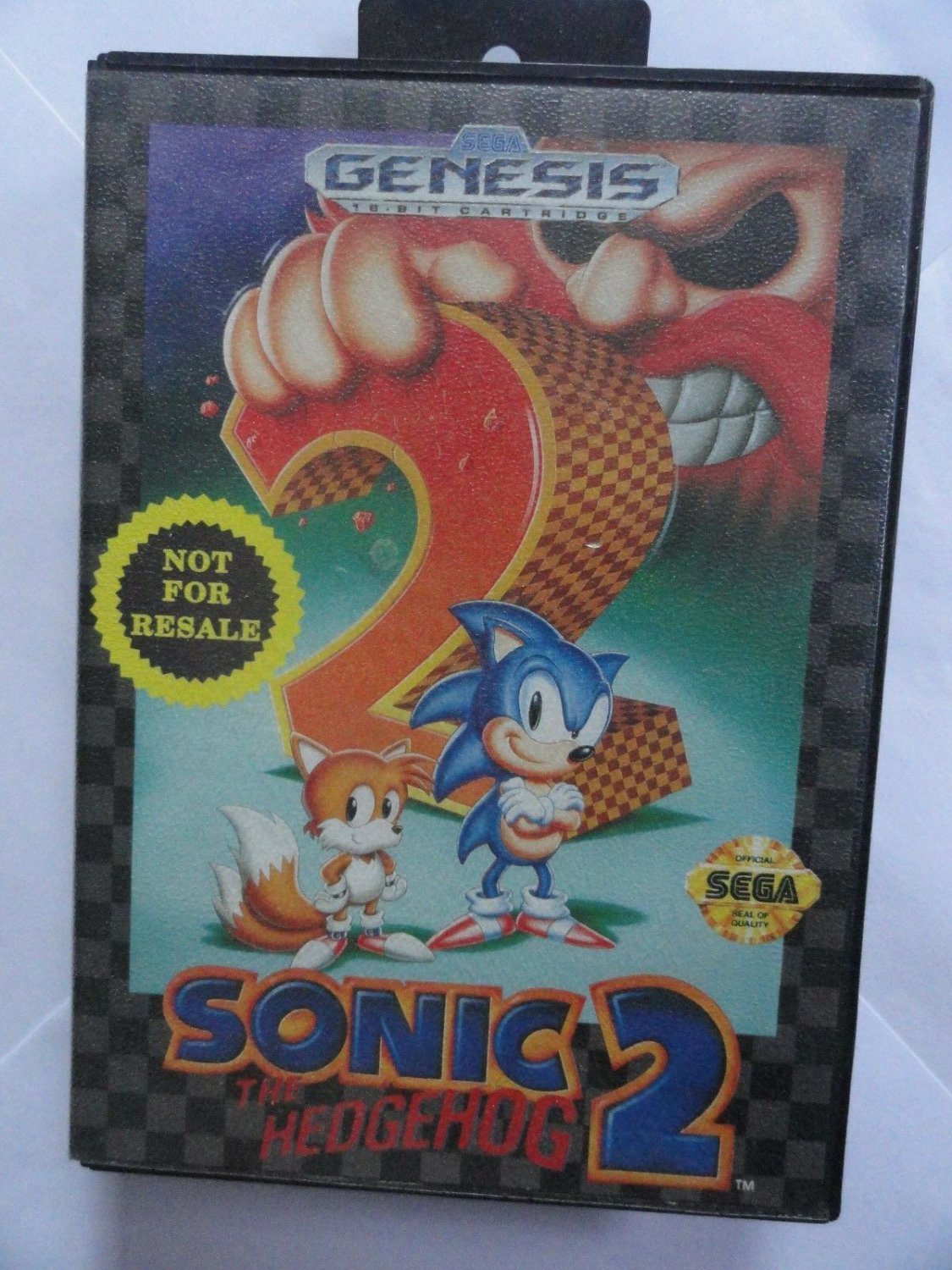 Original SONIC THE HEDGEHOG 2 - Sega Genesis - COMPLETE Classic Game - TESTED II