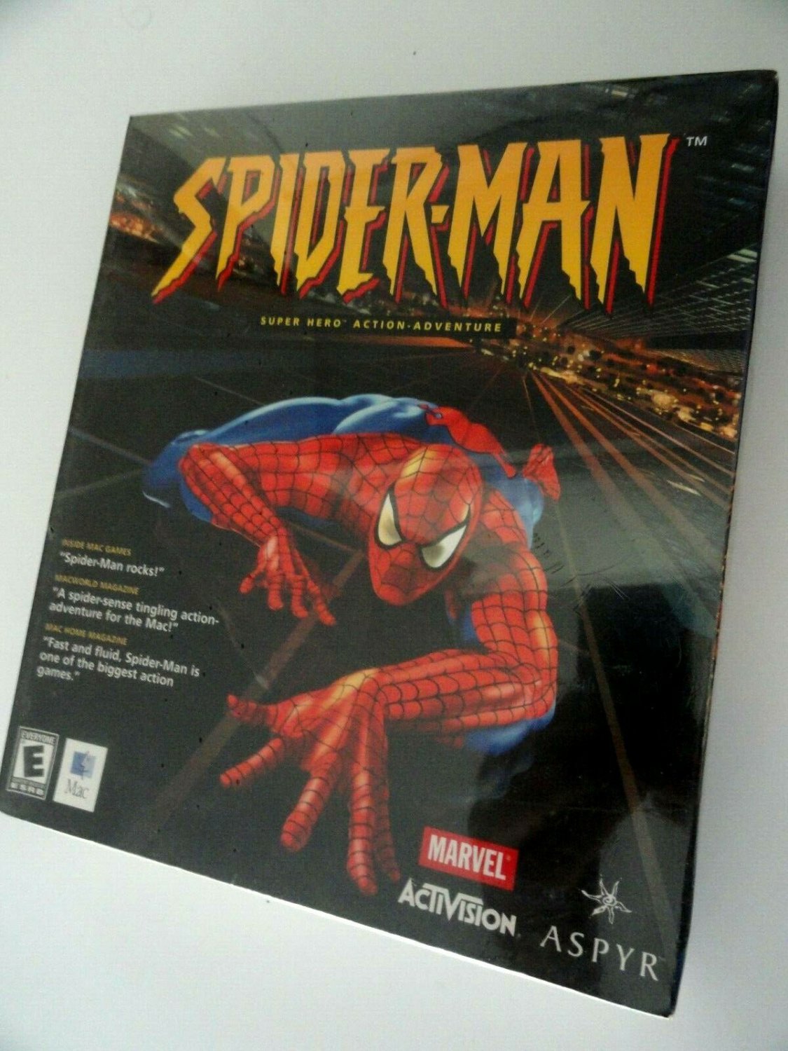 Spiderman Spider-man Super Hero Action Adventure Mac NEW SEALED BIG BOX