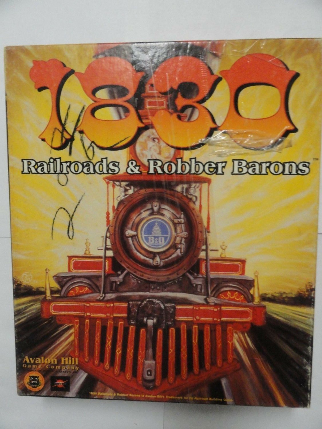 Avalon Hill Computer Game 1830 - Railroads & Robber Barons (PC CD-Rom) BIG Box