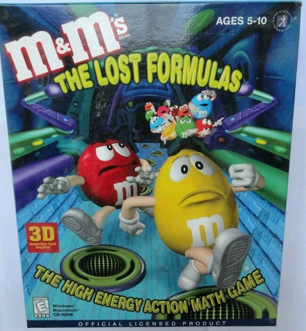 M&M's: The Lost Formulas (Windows Mac game 2000) NEW SEALED BIG BOX