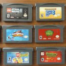 Nintendo Lot 12 Game Boy Advance Games TESTED Working great Star Wars Lego Mario