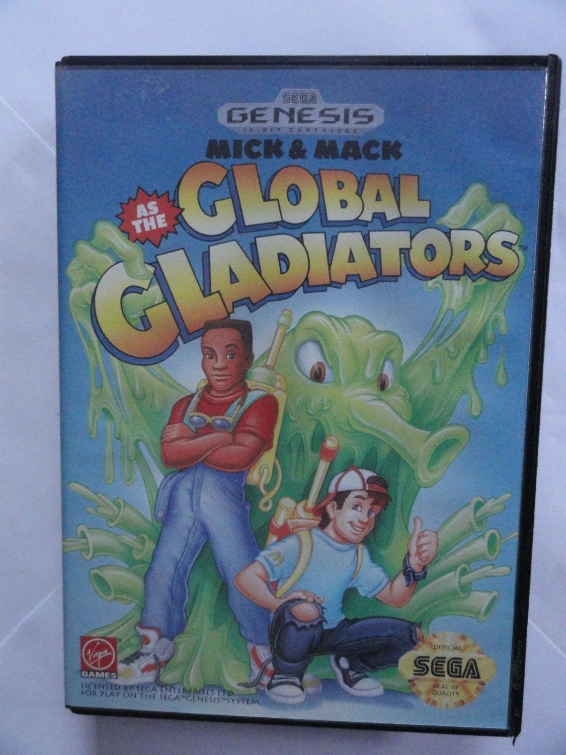 Mick & Mack: Global Gladiators for Sega Genesis GAME+CASE+MANUAL Authentic