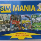 SimMania 2 (PC 2003) SIM CITY 3000 GOLF COASTER THEME PARK NEW SEALED BIG BOX