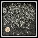 250 HOG RINGS (Corrosion Resistant) 3/4" Seat Upholstery Fence Cage Netting Trap