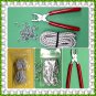 DOLL RESTRING KIT Hog Ring Pliers, Hog Rings & 3 yds Elastic Cord 18-32" Dolls