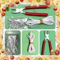 DOLL RESTRINGING KIT Hog Ring Pliers, Hog Rings & 3 yds Elastic Cord 8 -12"Dolls