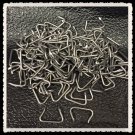 250 HOG RINGS GALVANIZED 3/4" Seat Upholstery Fence Cage Netting Traps (NO RUST)
