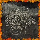 50 HOG RINGS GALVANIZED 3/4" Seat Upholstery Fence Cage Netting Traps