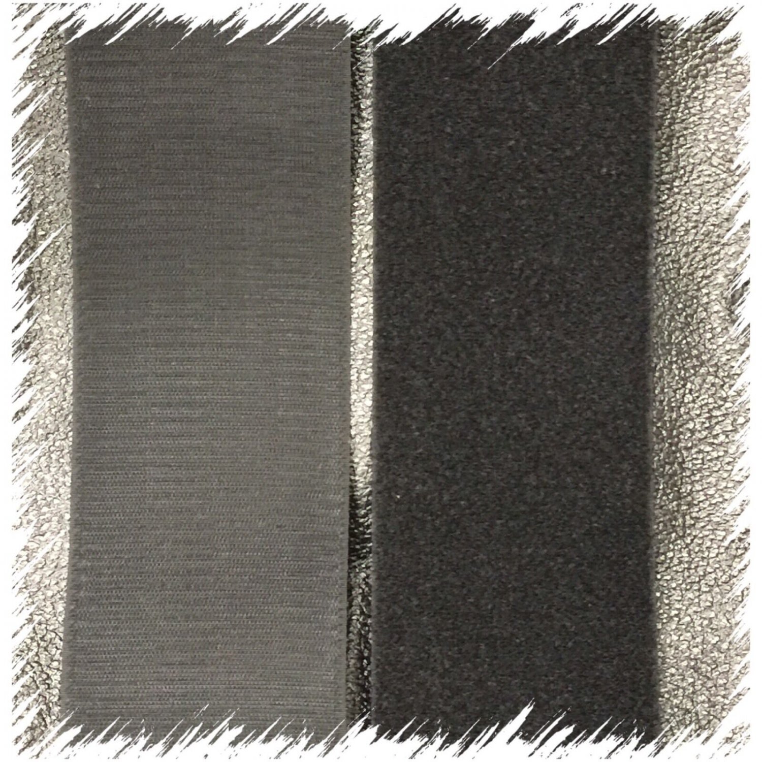 4" Inch Wide HOOK and LOOP Sew On Fastener One Yard (36") Black US SELLER