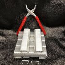 Hog Ring Pliers & 1000 Hog Rings 3/4" Easy Snap Off -Seats Upholstery Fence Cage