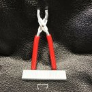 Hog Ring Pliers & 50 Hog Rings 3/4" Easy Snap Off -Seat Covers Upholstery Fences