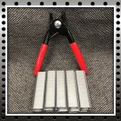 Hog Ring Pliers (Lg) & 1000 Collated Hog Rings 3/4" Seats Upholstery Fence Cages
