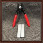 Hog Ring Pliers (Lg) & 200 Collated Hog Rings 3/4" Seats Upholstery Fences Cages