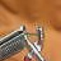 Hog Ring Pliers (Lg) & 200 Collated Hog Rings 3/4" Seats Upholstery Fences Cages