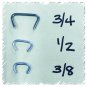 Hog Ring Pliers (Lg) & 200 Collated Hog Rings 3/4" Seats Upholstery Fences Cages