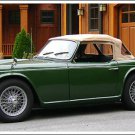 TRIUMPH TR4A CONVERTIBLE TOP w/3 Plastic Windows fits 1966-67 - 8 yr Warranty