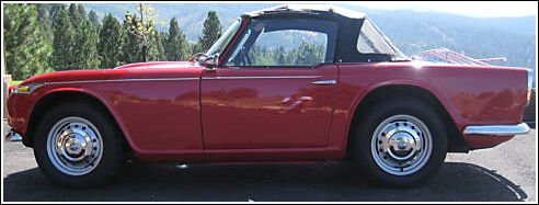 TRIUMPH SPITFIRE 4 & MK-II Convertible Top w/3 Plastic Windows fits 1963-66