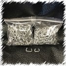 100 3/8" & 100 1/2" Galv HOG RINGS Sausage Casing Tags Shock Cord Dolls Bungee