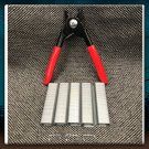 Hog Ring Pliers (Lg) & 500 Collated Hog Rings 3/4" Seat Upholstery Fences Cages