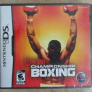 Showtime Championship Boxing (Nintendo DS, 2008) NEW SEALED
