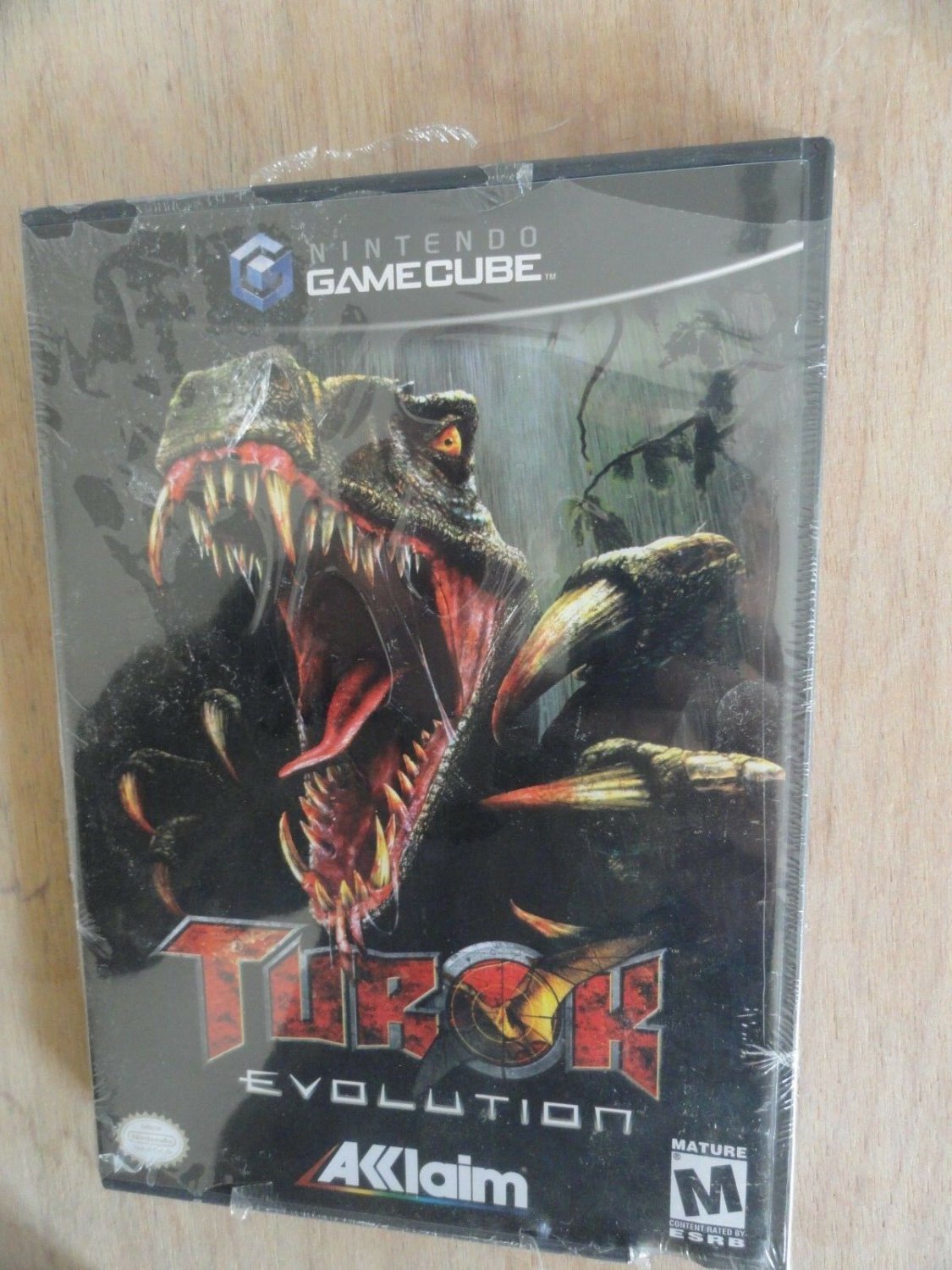 Turok: Evolution (Nintendo GameCube, 2002) SHELF WEAR BLACK LABEL  NEW SEALED
