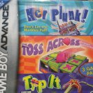 Kerplunk/Toss Across/Tip It (Nintendo Game Boy Advance, 2006) NEW SEALED