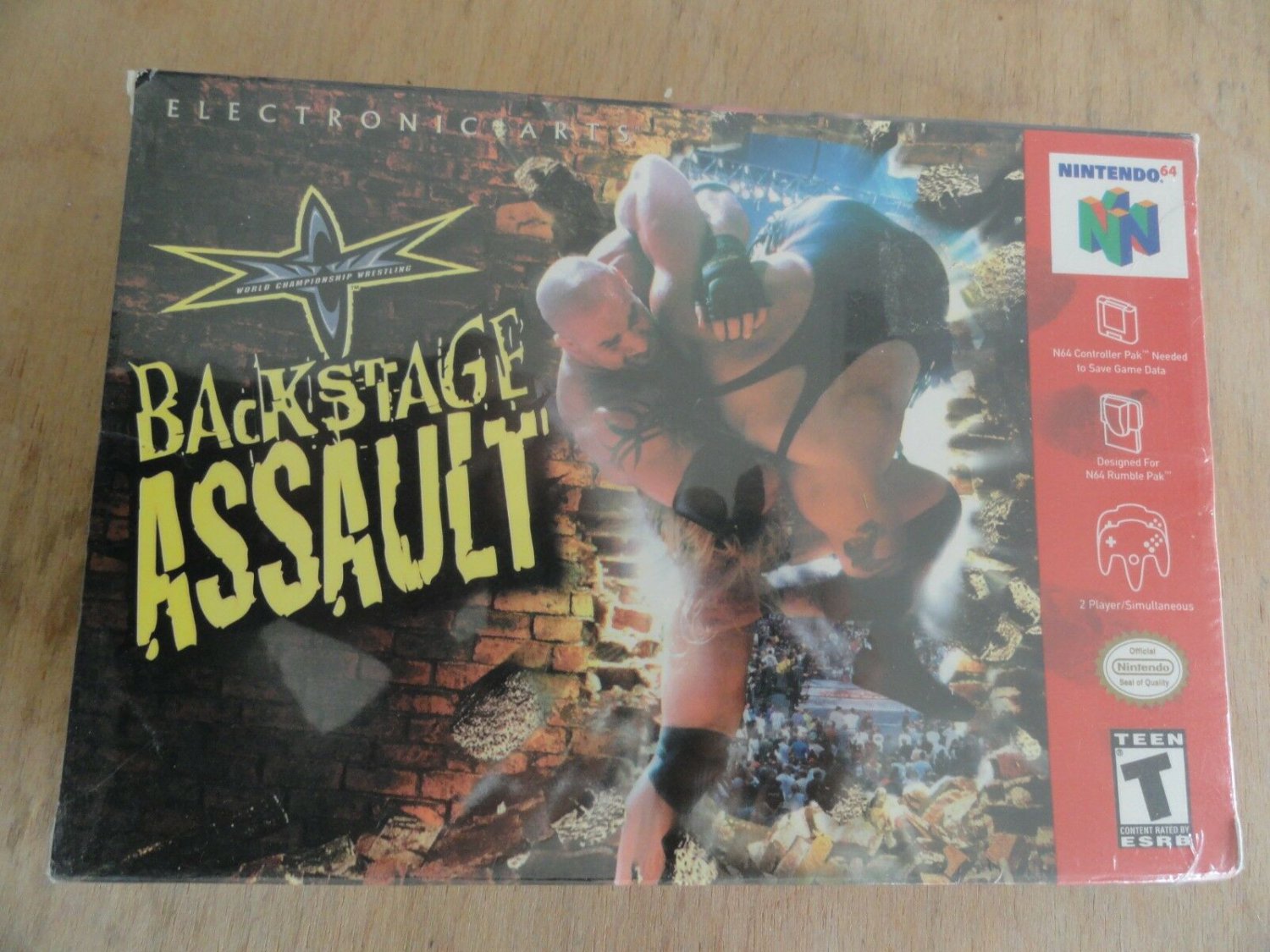 WCW Backstage Assault (Nintendo 64, 2000) NEW SEALED