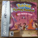 Pokemon Mystery Dungeon Red Rescue Team Nintendo Game Boy Advance GBA NEW SEALED