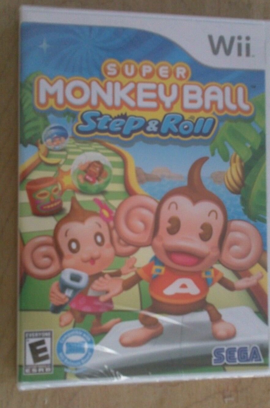 Super Monkey Ball: Step & Roll (Nintendo Wii, 2010) NEW SEALED