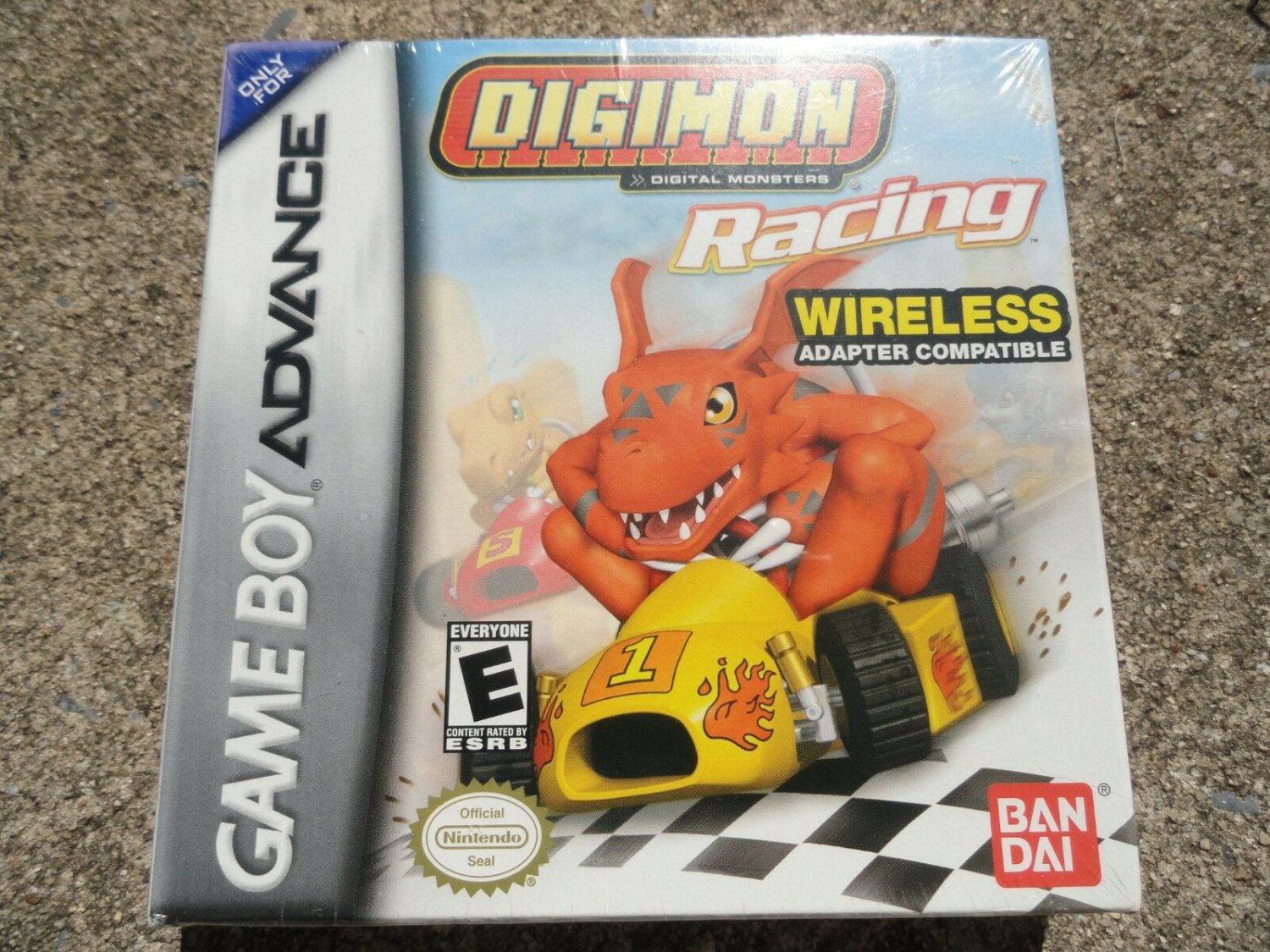 Digimon Racing (Nintendo Game Boy Advance, 2004) NEW SEALED