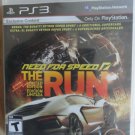 Need for Speed The Run LIMITED EDITION ps3 BLACK LABEL NEW SEALED