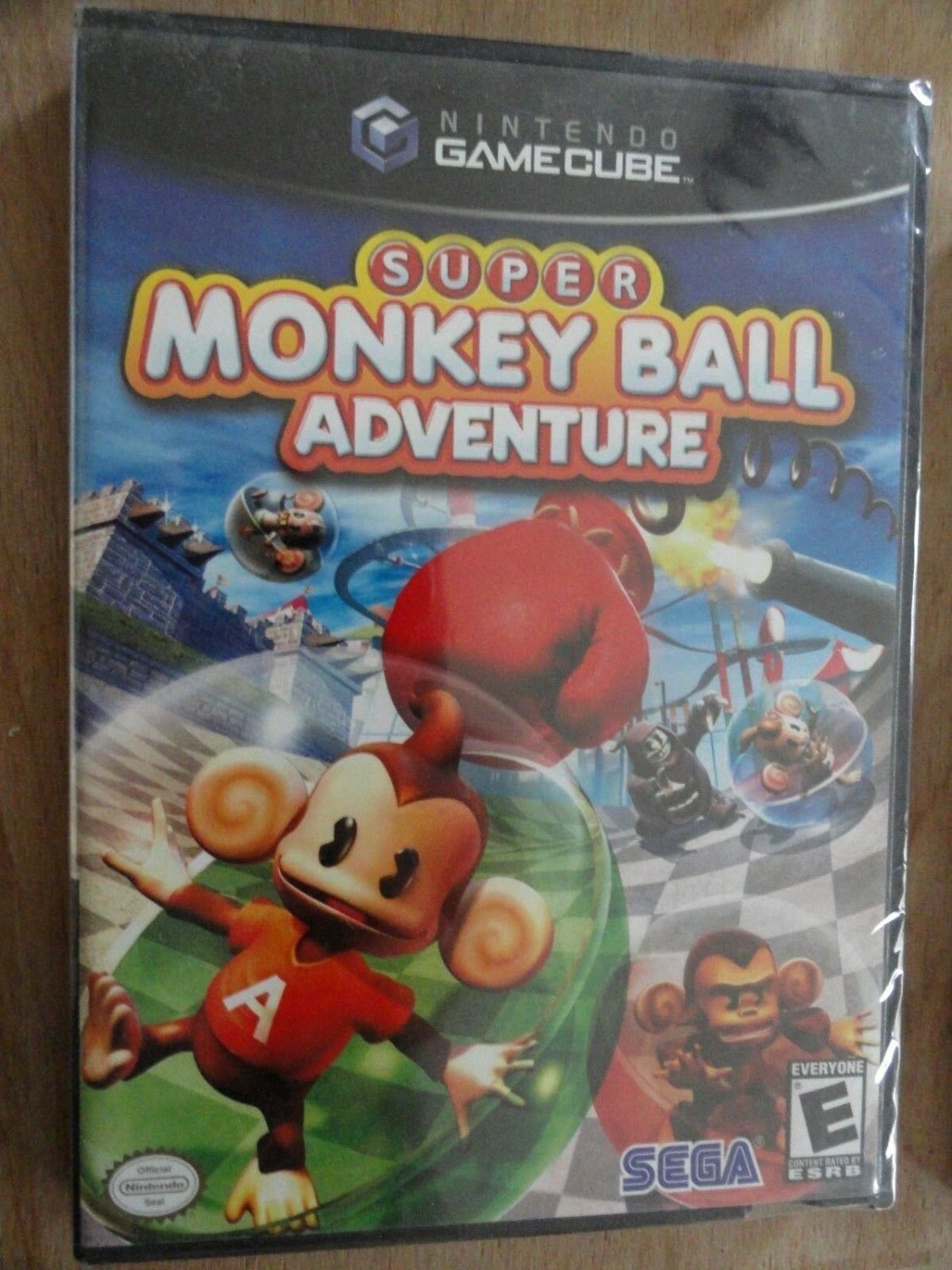 Factory Sealed Super Monkey Ball Adventure GameCube "Black Label" NTSC