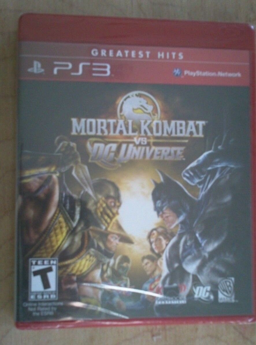 Mortal Kombat vs DC Universe Sony PlayStation 3 ps3 Greatest Hits NEW SEALED