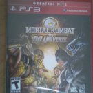 Mortal Kombat vs DC Universe Sony PlayStation 3 ps3 Greatest Hits NEW SEALED