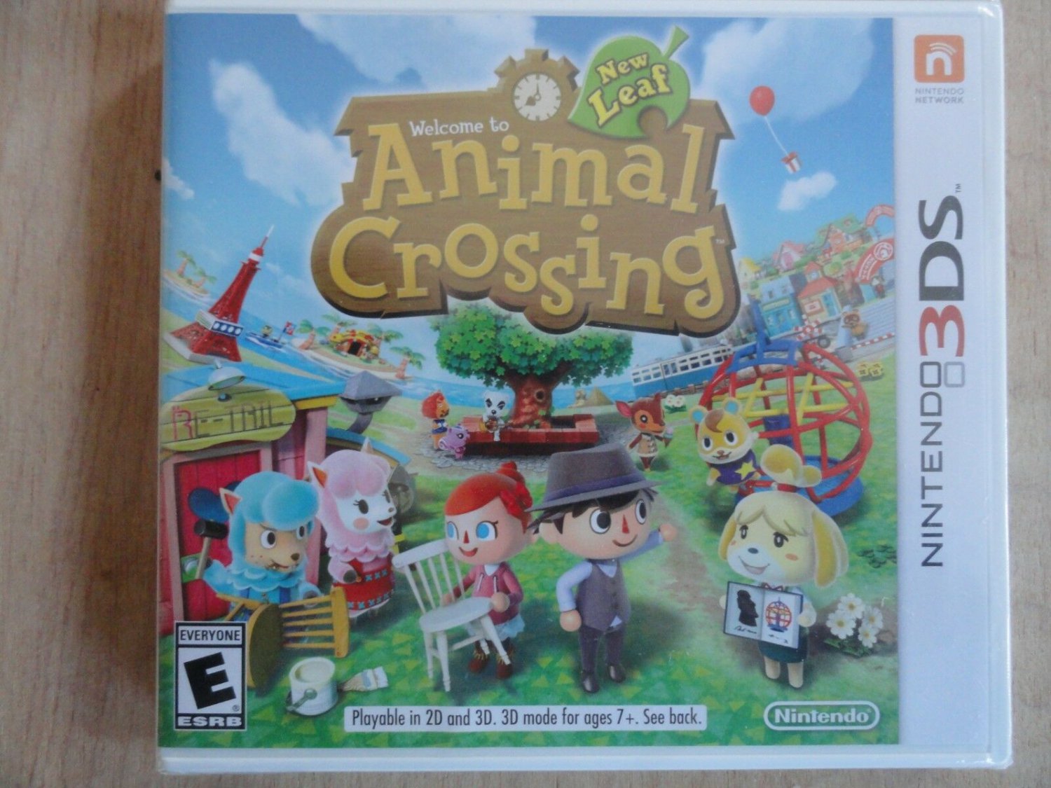 ANIMAL CROSSING New Leaf SEALED NEW Nintendo 3DS Original U.S. Black Label
