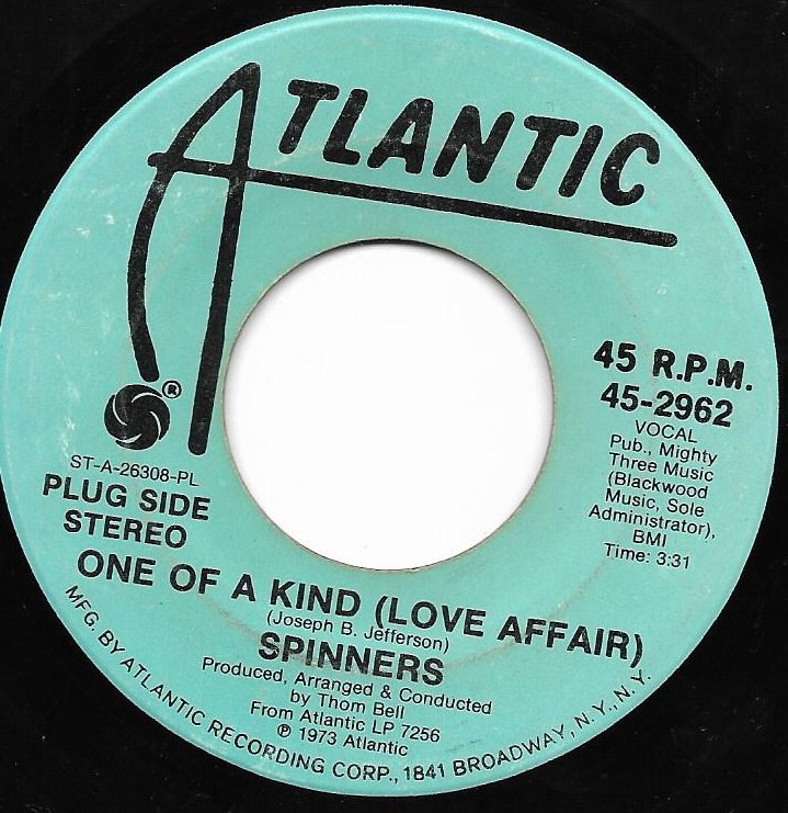 Spinners "One Of A Kind (Love Affair)" '73 Stereo Promo plays well!