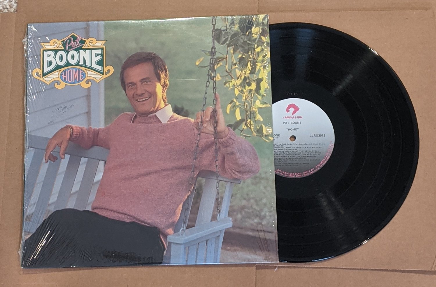 Pat Boone "Home" his rare '87 Gospel LP Near Mint in shrinkwrap!