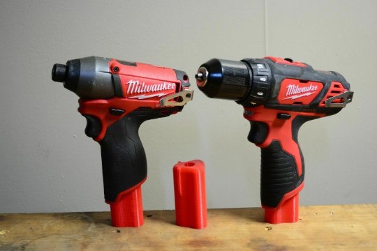10 Pack Milwaukee M12 Battery Slot Tool Mount