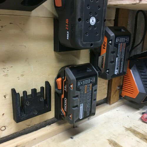 10 Pack Ridgid 18v Battery Mount