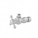 Brasstech 482X-2/24S Satin Gold Traditional Cross Handle Valve Supply Kit with F