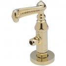California Faucets 9001-62-WCO  Deluxe Angle Stop With Flange And Decorative Han