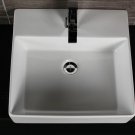 Lacava 5062-03-001 Aquamedia Wall-Mount Or Above-Counter Porcelain Lavatory