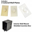 Pyle Home PVCKT5 Wall Mount Rotary Volume Control Knob (3 Colors Included) Pyle Home PVCKT5 Wall Mount Rotary Volume Control Knob (3 Colors Included)
