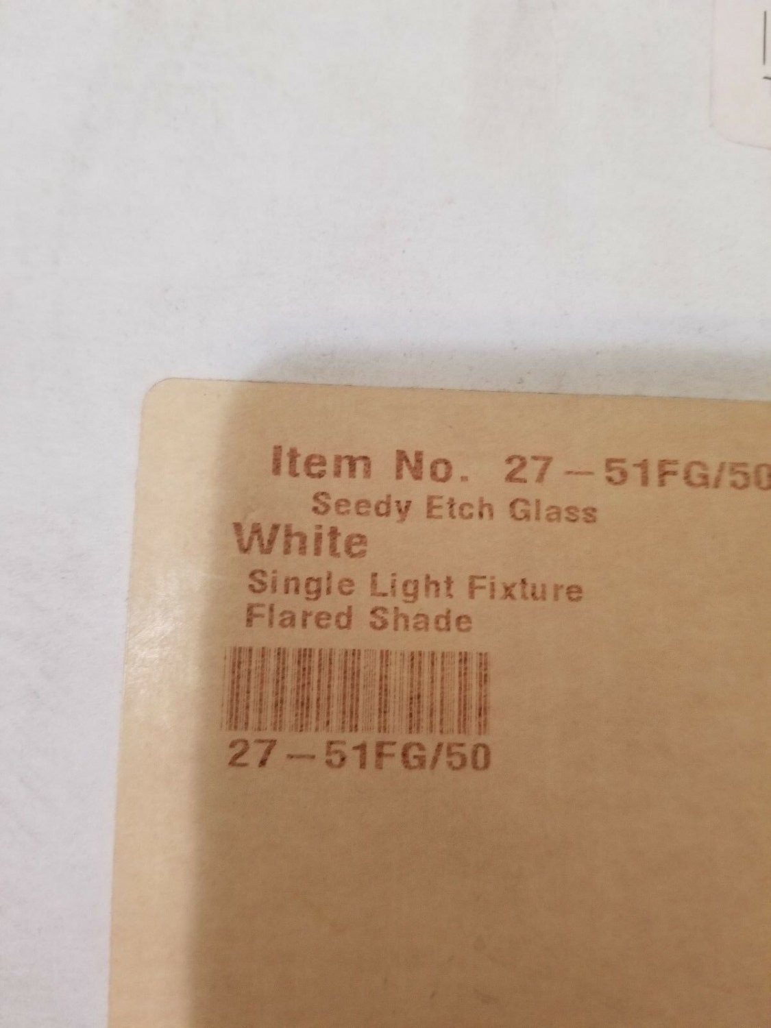 Newport Brass 27-51FG/50 Fairfield Single Light Bathroom Fixture with Flared